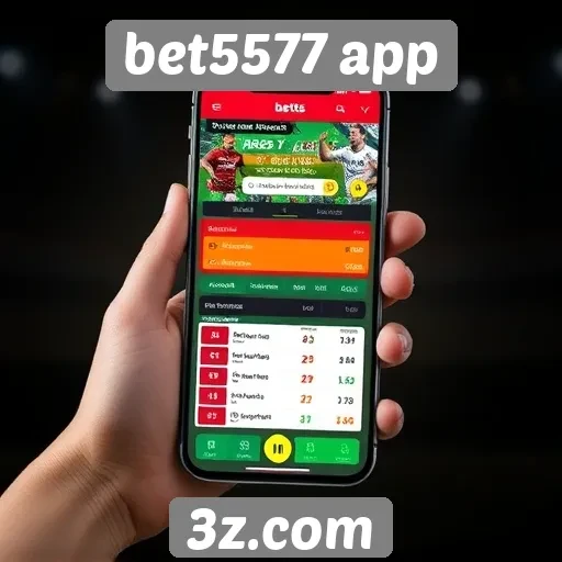 Funcionalidade da interface do usuário no bet5577 app
